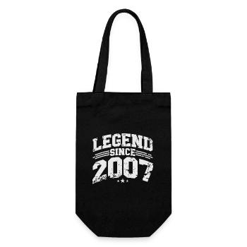 Legend Since 2007 Cadeau d’anniversaire vintage - Sac à bouteille - noir - Devant