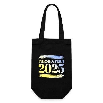 Formentera 2025 - Gift Bag for Bottles - black - Front
