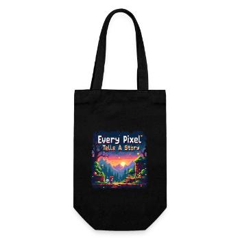 Chaque pixel raconte une histoire - Retro Gaming - Sac à bouteille - noir - Devant