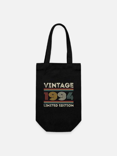 1994 Geburtstag 1994 Retro 1994 Geschenk 1994 - Geschenkbeutel für Flaschen - Schwarz