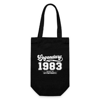 Légendaire depuis 1983 Cadeau d’anniversaire vintage - Sac à bouteille - noir - Devant