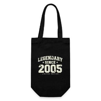 Légendaire depuis 2005 millésime anniversaire - Sac à bouteille - noir - Devant