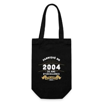 Fabriqué en 2004 20 ans d'excellence originale - Sac à bouteille - noir - Devant