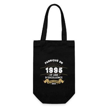 Made in 1995 29 Years of Original Excellence - Gift Bag for Bottles - black - Front