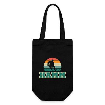 Hamm, meine Stadt! - Geschenkbeutel für Flaschen - Schwarz - Vorne