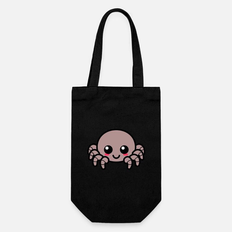 Spinne - Geschenkbeutel für Flaschen - Schwarz