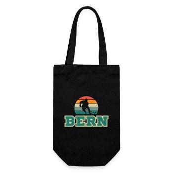 Bern, meine Stadt! - Geschenkbeutel für Flaschen - Schwarz - Vorne