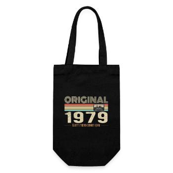 Original 1979 Vintage 1979 Anniversaire Rétro 1979 - Sac à bouteille - noir - Devant