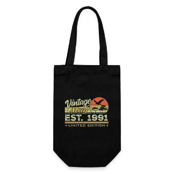 Anniversaire Mai 1991, nés en mai 1991 - May 1991 - Sac à bouteille - noir - Devant