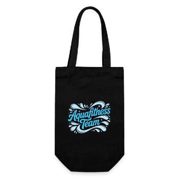 Aquafitness Team - Exercise and sport in the water - Gift Bag for Bottles - black - Front