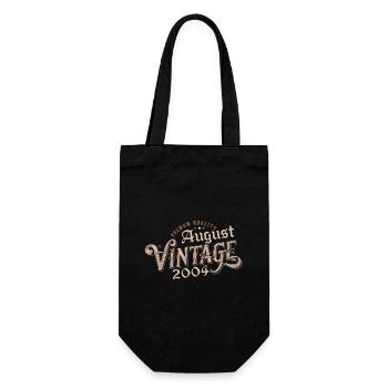 Gift August 2004 Birthday August 2004 August - Gift Bag for Bottles - black - Front