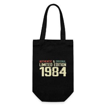 1984 Cadeau Anniversaire 1984 Vintage 1984 Rétro - Sac à bouteille - noir - Devant