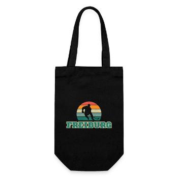 Freiburg, my city! - Gift Bag for Bottles - black - Front
