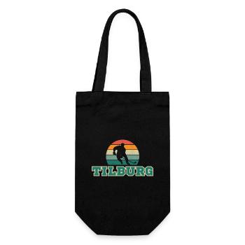 Tilburg, meine Stadt! - Geschenkbeutel für Flaschen - Schwarz - Vorne