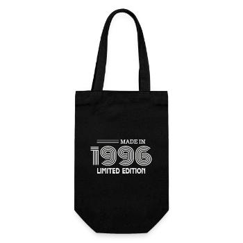 1996 Birthday Gift 1996 Gift Idea - Gift Bag for Bottles - black - Front
