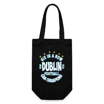 Dublin GAA All Ireland Meister sechs in Folge - Geschenkbeutel für Flaschen - Schwarz - Vorne