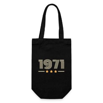 Légendaire Depuis 1971 Cadeau D anniversaire 1971 - Sac à bouteille - noir - Devant