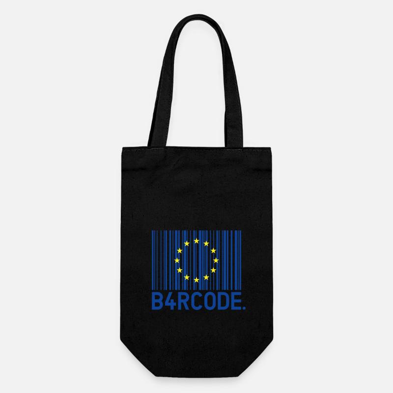 B4RCODE. Union européenne - Sac à bouteille - noir