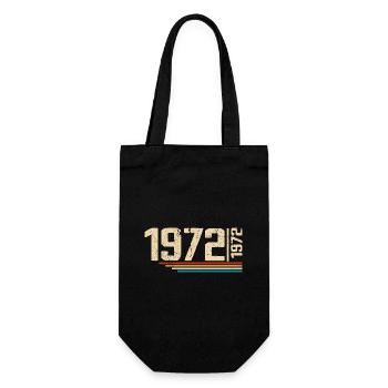 Millésime Anniversaire 1972 Fête Anniversaire 1972 - Sac à bouteille - noir - Devant