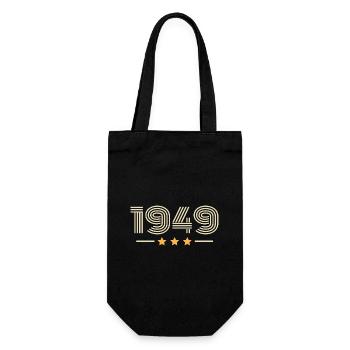 Legendary Since 1949 Birthday Gift 1949 - Gift Bag for Bottles - black - Front