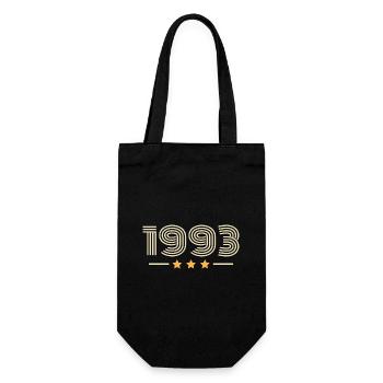 legendär seit 1993 Geburtstagsgeschenk 1993 - Geschenkbeutel für Flaschen - Schwarz - Vorne