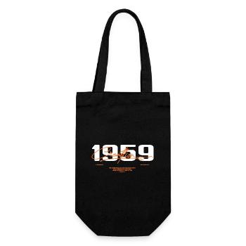 1959 Vintage Retro 1959 Geburtstagsgeschenk 1959 - Geschenkbeutel für Flaschen - Schwarz - Vorne