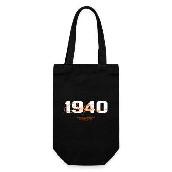 1940er Jahre Vintage Retro 1940er Jahre Geburtstagsgeschenk - Geschenkbeutel für Flaschen - Schwarz - Vorne