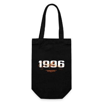 1996 Vintage Retro 1996 1996 Geburtstagsgeschenk - Geschenkbeutel für Flaschen - Schwarz - Vorne