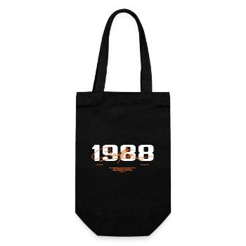 1988 Vintage Rétro 1988 Cadeau D'anniversaire 1988 - Sac à bouteille - noir - Devant