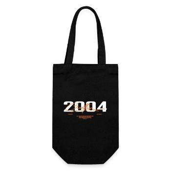 2004 Vintage Retro 2004 Geburtstagsgeschenk 2004 - Geschenkbeutel für Flaschen - Schwarz - Vorne