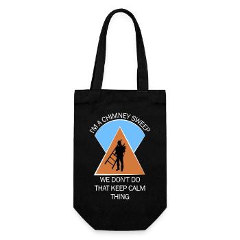 Chimney Sweep Chimney Sweep - Gift Bag for Bottles - black - Front