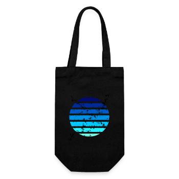 Rond dégradé N°2 - Sac à bouteille - noir - Devant
