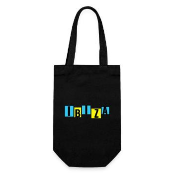 Ibiza, my love, souvenirs and party - Gift Bag for Bottles - black - Front