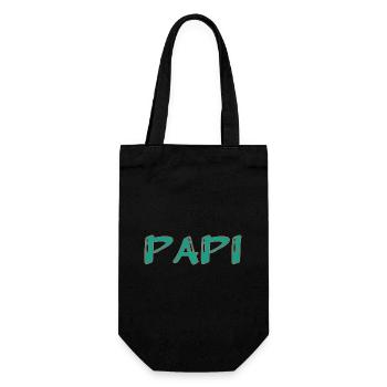 BONNE FÊTE PAPA. PAPA. FÊTE DES PÈRES. PÈRE - Sac à bouteille - noir - Devant