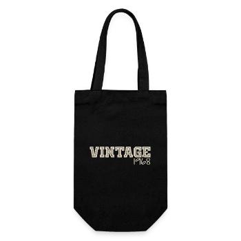 Jahrgang 1968 Original 1968 Retro 1968 Geschenk 1968 - Geschenkbeutel für Flaschen - Schwarz - Vorne