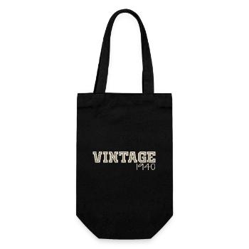 Jahrgang 1940er Original 1940er Retro 1940er Geschenk - Geschenkbeutel für Flaschen - Schwarz - Vorne