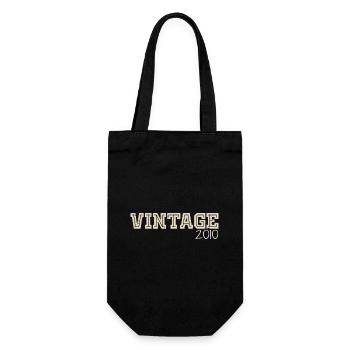 Vintage 2010 Original 2010 Rétro 2010 Cadeau 2010 - Sac à bouteille - noir - Devant