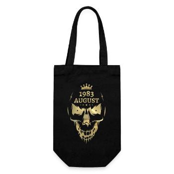 Août 1983 Skull Gold - Sac à bouteille - noir - Devant