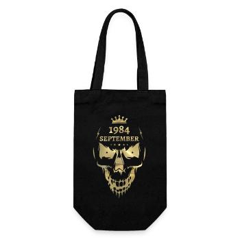 Septembre 1984 Skull Gold - Sac à bouteille - noir - Devant