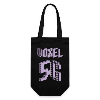 Voxel 5g - Geschenkbeutel für Flaschen - Schwarz - Vorne