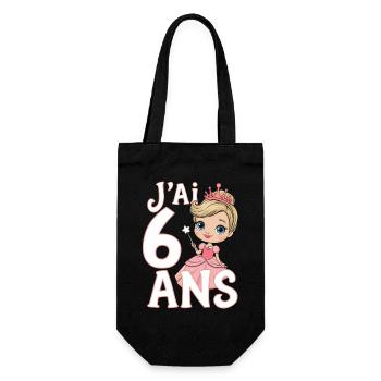 J'ai 6 ans - Sac à bouteille - noir - Devant