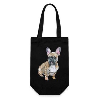 Français Bouledogue - Sac à bouteille - noir - Devant