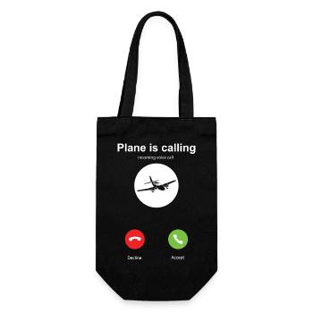 Mon avion appelle - Sac à bouteille - noir - Devant