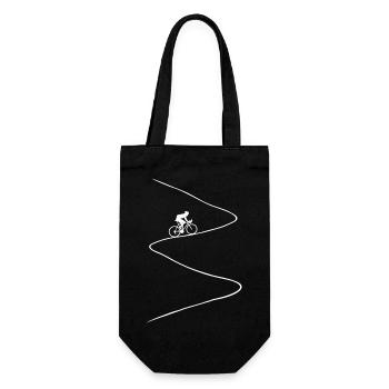 Vélo de course, en montée, raide, vélo, vélo, randonnée, montagne - Sac à bouteille - noir - Devant