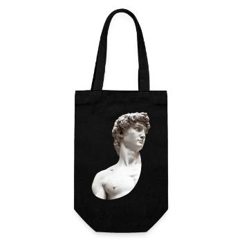 David | Michelangelo di Lodovico Buonarroti Simoni - Gift Bag for Bottles - black - Front