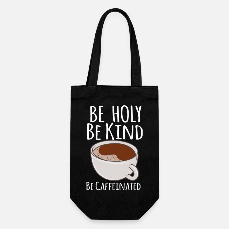 Be Caffeinated - Geschenkbeutel für Flaschen - Schwarz
