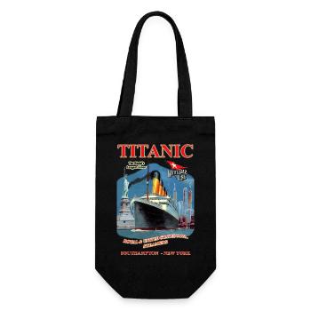 TITANIC SPIRIT creation Louis RUNEMBERG © Adagp - Gift Bag for Bottles - black - Front