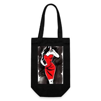 Pin up 2 - Sac à bouteille - noir - Devant