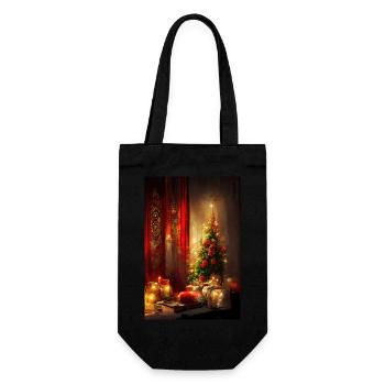 Noël 12 - Sac à bouteille - noir - Devant