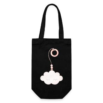 Pink for children - Gift Bag for Bottles - black - Front